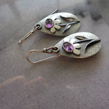 Pendientes Retro de Flor 3D