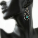 Pendientes de Piedra Azul