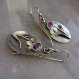 Pendientes Retro de Flor 3D