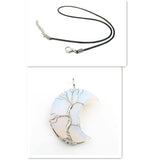 Colgante con Péndulo Árbol de la Vida en Cristal Lunar Accesorios