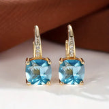 Pendientes de Oro con Piedras Misteriosas