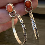 Pendientes Boho Vintage en Ónix