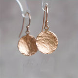 Pendientes Vintage Redondo Forma Martillo