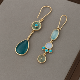 Calista | Pendientes Colgantes con Piedras Azules