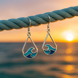 Pendientes Onda de Agua Roxy