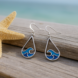 Pendientes Onda de Agua Roxy