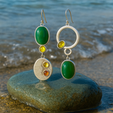 Pendientes de Plata Drop Sabrina