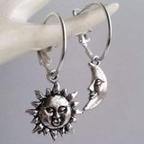 Pendiente Sol y Luna Vintage