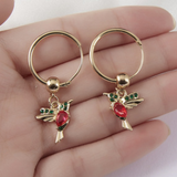 Collar y Pendientes Colibrí