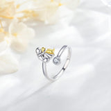 Anillo de Plata Esterlina 925 con Circonita – Ajustable y Hecho a Mano