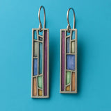Pendientes Vintage de Plata con Mosaico
