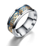 Anillo Dragón de Acero