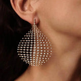 Pendientes Vintage Globo con Zirconia