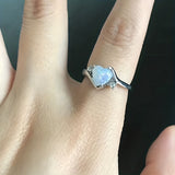 Anillo Estela con Piedra de Luna