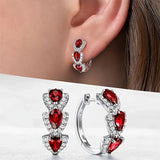 Aros con Cristal Brillante