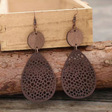 Pendientes Colgantes de Cuero