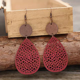 Pendientes Colgantes de Cuero