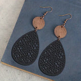 Pendientes Colgantes de Cuero