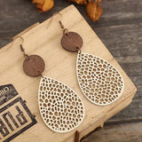 Pendientes Colgantes de Cuero