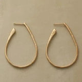 Pendientes Argolla Vintage de Oro