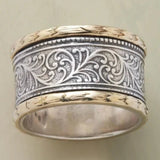 Anillo Vintage Dorado y Plateado