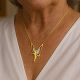 Collar de Hada en Dorado y Plateado