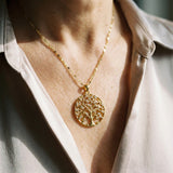 Colar Raíces de la Vida en Dorado