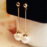 Pendientes Lujosos con Perlas Especiales Hechos a Mano