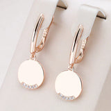 Pendientes Elegantes en Oro Redondo