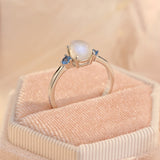 Anillo Louisa con Piedra de Luna