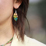 Pendientes de Jaspe Imperial Genesis