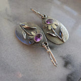 Pendientes Retro de Flor 3D