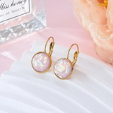 Pendientes de Acero Inoxidable con Lentejuelas y Estrellas