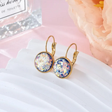 Pendientes de Acero Inoxidable con Lentejuelas y Estrellas