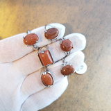 Conjunto de Anéis en Piedra Natural