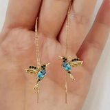 Pendientes Retro con Pájaros