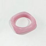 Pulsera Cuadrada Colorida en Acrílico