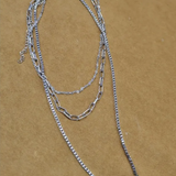 Collar de Tres Capas en Acero Inoxidable