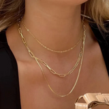 Collar de Tres Capas en Acero Inoxidable