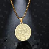 Colgante con Péndulo Tritone Ángel Seis Estrellas