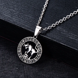 Colgante del Signo de Cáncer en Acero Inoxidable