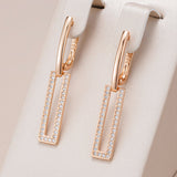 Pendientes Rectangulares Brillantes Elegantes
