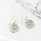 Pendientes Boho Saturno con Ópalo Turquesa