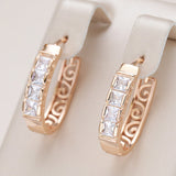 Pendientes Elegantes en Hiedra Incrustados con Cristal