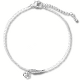 Pulsera Memorial de Plata con Ala de Ángel y Huella | Hecha a Mano