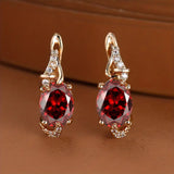 Pendientes Caída Crepúsculo Carmesí