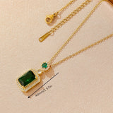 Colar Greta con Piedra de Esmeralda