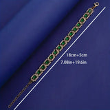 Elisa Esmeralda de Pulsera de Oro