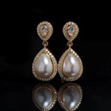 Pendientes Gota con Perla