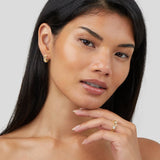 Anillo Panal de Miel en Oro y Cristal